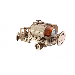 UGEARS Puzzle 3d mécanique en bois, le camion citerne, Ugears Puzzles 3d en bois