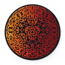 puzzle en bois curiosi, inspiration feu, 2 décorations,
