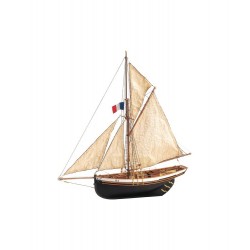 Maquette en bois à construire du cotre Jolie Brise reproduite à l´échelle 1/50. Artesania Latina, 8421426221800