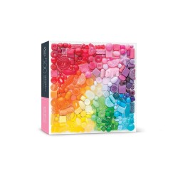 Puzzle 500 pièces, Arc en Ciel de bonbons, Fred and Friends