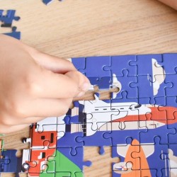 Puzzle 280 pièces, les véhicules, Poppik