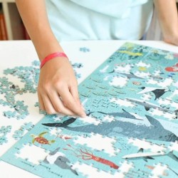 Puzzle 500 pièces, faune océanique, Poppik
