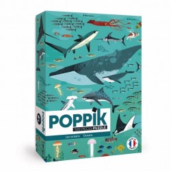 Puzzle 500 pièces, faune océanique, Poppik