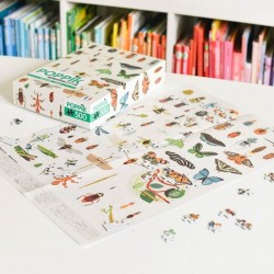 Puzzle 500 pièces, papillons et insectes, Poppik