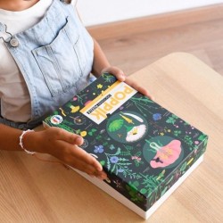 Puzzle 1000 pièces, illustration les fleurs, Poppik