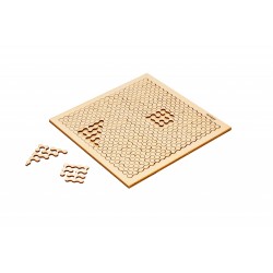 Puzzle casse tête en bois 59 pièces, Behäppi