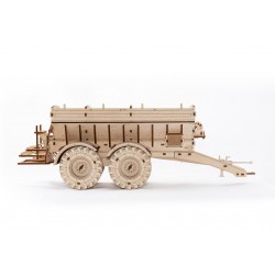 maquette de remorque Agricole pour Kirovetz K7, Eco wood art, maquette en bois