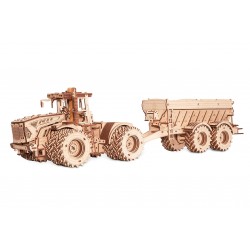maquette de remorque Agricole pour Kirovetz K7, Eco wood art, maquette en bois
