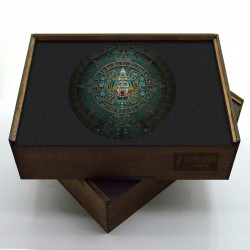 Puzzle en bois, calendrier aztèque, 500 pièces, Waww