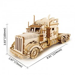 Maquette de camion américain, 286 pièces en bois, robotime