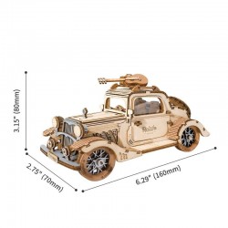 puzzle 3D voiture ancienne, robotime