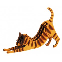 Puzzle 3d, Chat roux