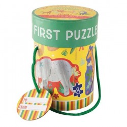 4 beaux puzzles sur le thème des animaux destinés aux plus petits.