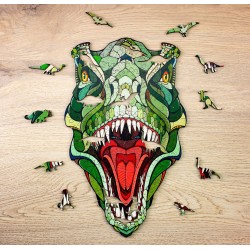 Holzpuzzle, 129 Teile, T Rex
