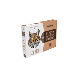 Puzzle en bois, 139 pièces, le Lynx, eco wood art, EWA, 4815123001164