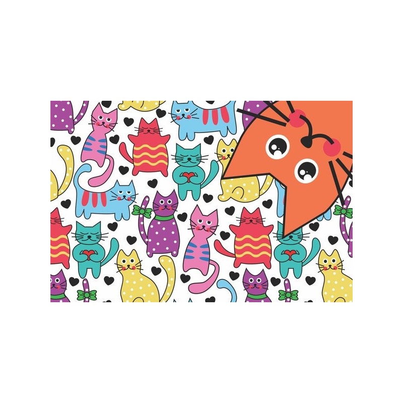 Micro Puzzles 150 pièces, Chats, 850020243136