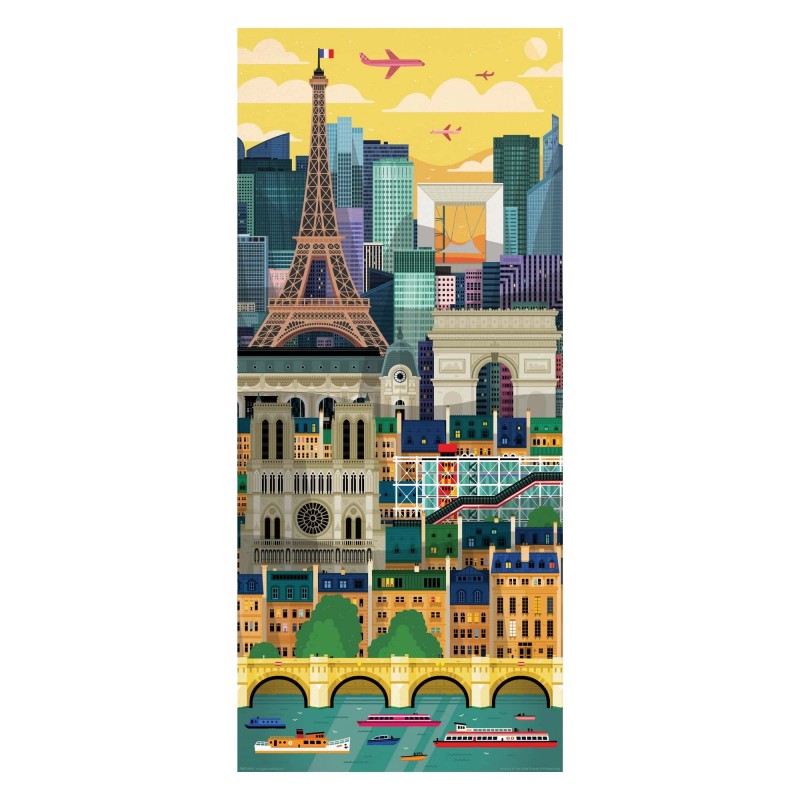 Puzzle 1000 pièces, Paris, Puzzles GenuineFred, 728987037986