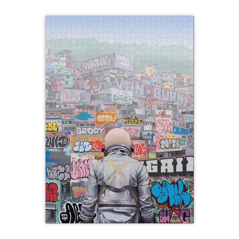 Puzzle 1000 pièces, Graffiti City, GenuineFred and Friends