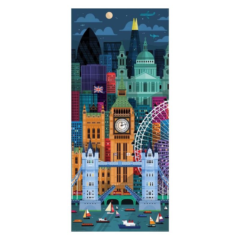 Puzzle 1000 pièces, Londres, Puzzles GenuineFred