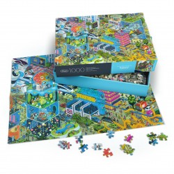 Puzzle 1000 pièces, Mégapolis, Puzzles GenuineFred, 728987038013
