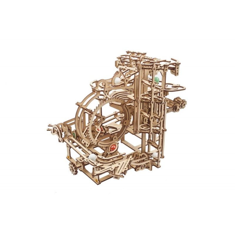 Piste de billes à étages - puzzle 3D bois, 4820184121287