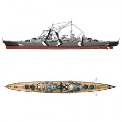 Prinz Eugen, Occre, maquette navire de guerre, 8436032427461
