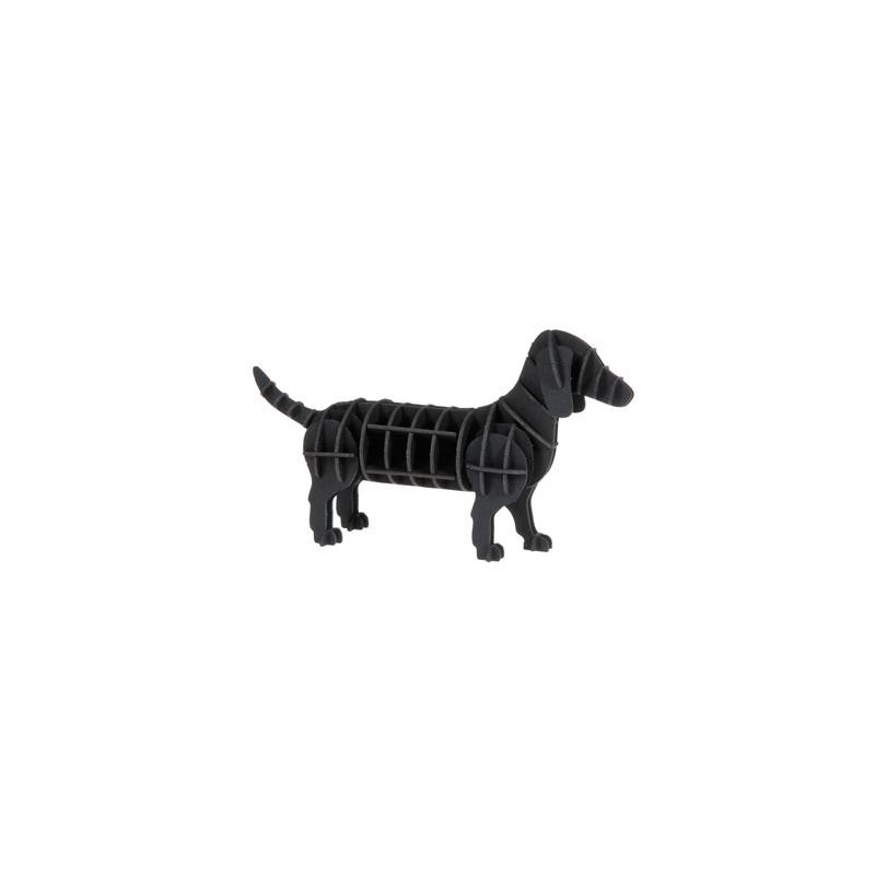 Puzzle 3d, le chien noir , Fridolin, 4031172116103