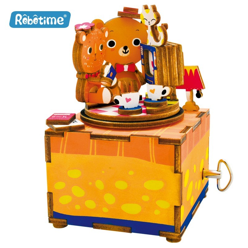 Robotime BOÎTE A MUSIQUE LOVE STORY Boîtes, Coffrets, tirelires
