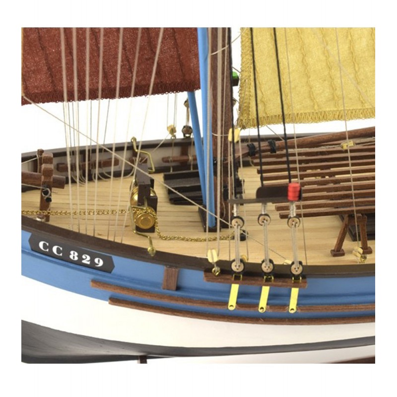Thonier Marie Jeanne 1/50. Maquette Bateau de Pêche en Bois, artesania latina 8437021128154