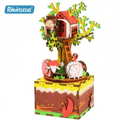  BOÎTE A MUSIQUE CABANE DANS LES ARBRES Boîtes, Coffrets, tirelires