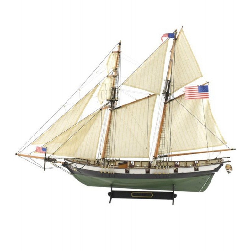 Maquette Bateau en Bois, Goélette Américaine Harvey 1/60. artesania latina 8437023469088