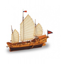 Jonque Chinoise Red Dragon 1:60. Maquette Bateau en Bois, 8421426180206