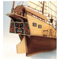 Jonque Chinoise Red Dragon 1:60. Maquette Bateau en Bois, 8421426180206