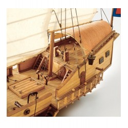 Jonque Chinoise Red Dragon 1:60. Maquette Bateau en Bois, 8421426180206