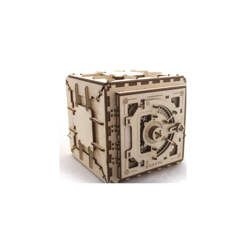 UGEARS Puzzle 3d mécanique de coffre fort Puzzles 3d en bois