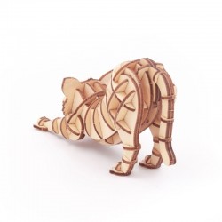 Puzzle en bois Animaux, le Chat s'Etirant