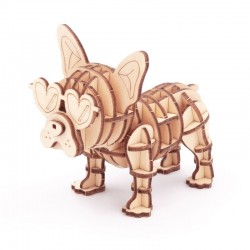 Maquette Animaux en bois, French Bulldog Cool
