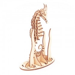 Puzzle 3d en Bois, Hippocampe