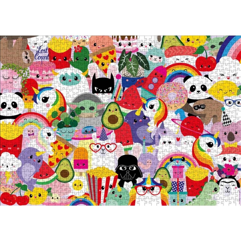 Puzzle Kawaii, Puzzle 1000 pièces, studio Inktvis, 8945004891716