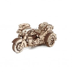 Puzzle mécanique 3D d'une moto à trois roues, le Trike d' Eco Wood Art, 4815123002918