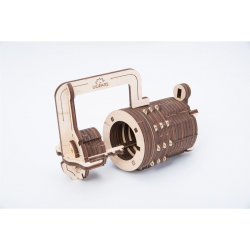 UGEARS Puzzle 3d, le cryptex, boîte mystère. Puzzles 3d en bois, 4820184120297