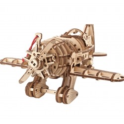 Maquette avion en bois Ugears , mad hornet, 4820184121553