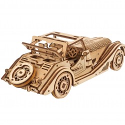 Petit Cabriolet Ugears, Maquette en bois sans collage, 4820184121744