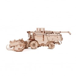MAQUETTE DE MOISSONEUSE FAITE EN BOIS A ASSEMBLER SANS COLLAGE, MAQUETTE MECANIQUE, 4815123003380