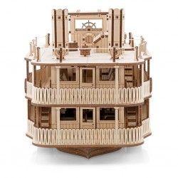 Bateau à aubes "River princess", maquette en bois, Eco Wood Art, 4815123003397