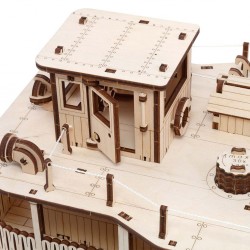 Bateau à aubes "River princess", maquette en bois, Eco Wood Art, 4815123003397