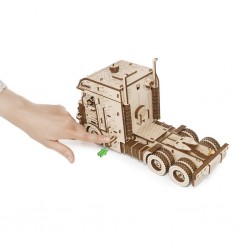 Maquette de Truck COE, Maquette en bois mécanique représentant un camion, eco wood art, 4815123003236
