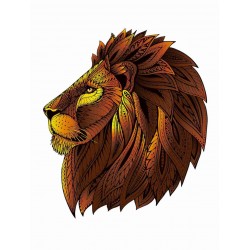 Puzzle en bois, le Lion,...