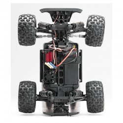 Voiture télécommandée, Chevrolet Colorado 1/18 Brushless, monster truck, RTR, Bleu