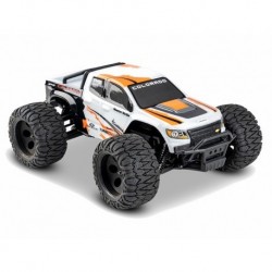 voiture radiocommandée 1/24 Chevrolet Colorado FMT24 Monster truck RTR, BLANC, FMS